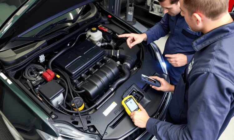 روشن شدن چراغ چک خودرو